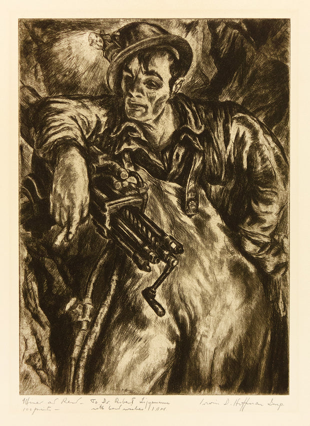 Miner at Rest by Irwin David Hoffman - Davidson Galleries