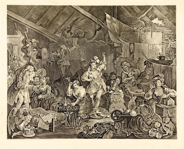 Actress Dressing in a Barn by William Hogarth - Davidson Galleries