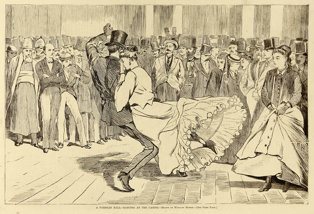A Parisian Ball—Dancing at the Casino by Winslow Homer - Davidson Galleries