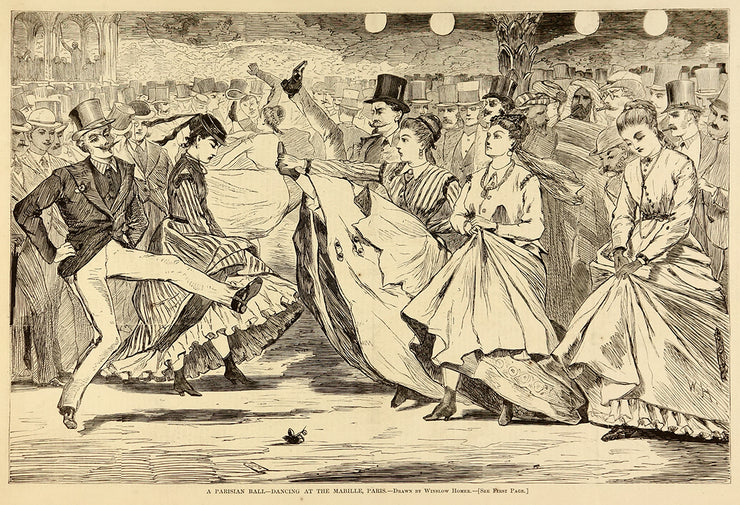 A Parisian Ball—Dancing at the Mabille, Paris by Winslow Homer - Davidson Galleries