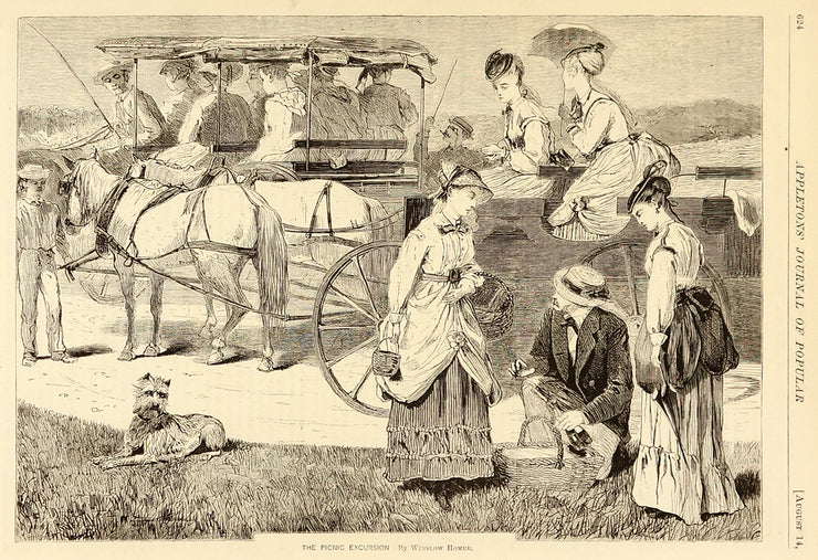 The Picnic Excursion by Winslow Homer - Davidson Galleries