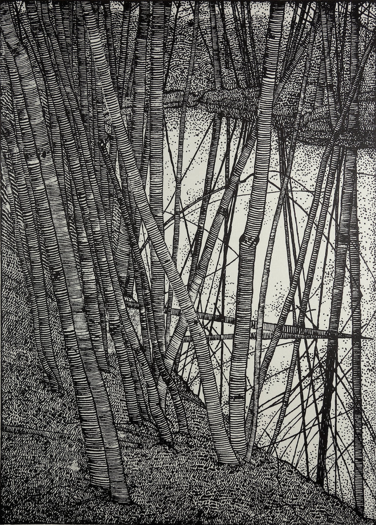 The Pond - Spring 1979 - April by Art Hansen - Davidson Galleries