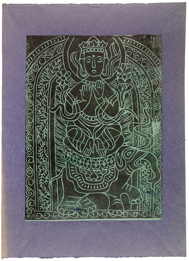 Samantabhadra - God of Happiness by Helmi Dagmar Juvonen - Davidson Galleries