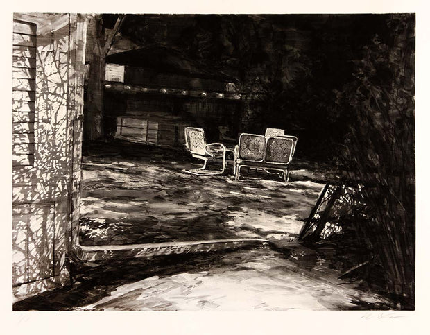 Backyard at Night by Michael Kareken - Davidson Galleries