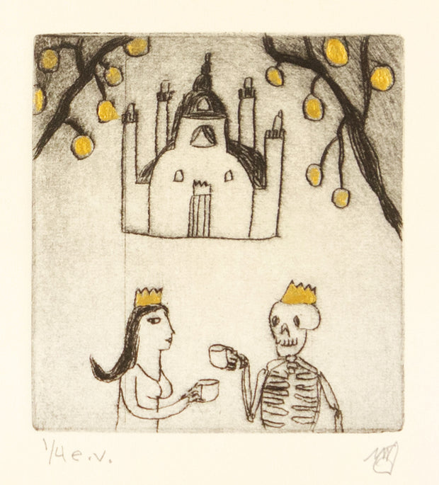 Meeting by the Little Castle by Michèle Landsaat - Davidson Galleries