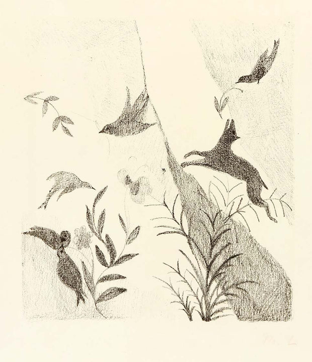 Les Oiseaux (The Birds) by Marie Laurencin - Davidson Galleries