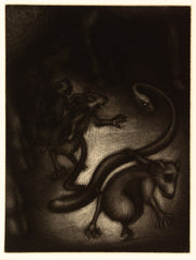 Only Human (Bound book of 17 mezzotints) by Carrie Lingscheit - Davidson Galleries