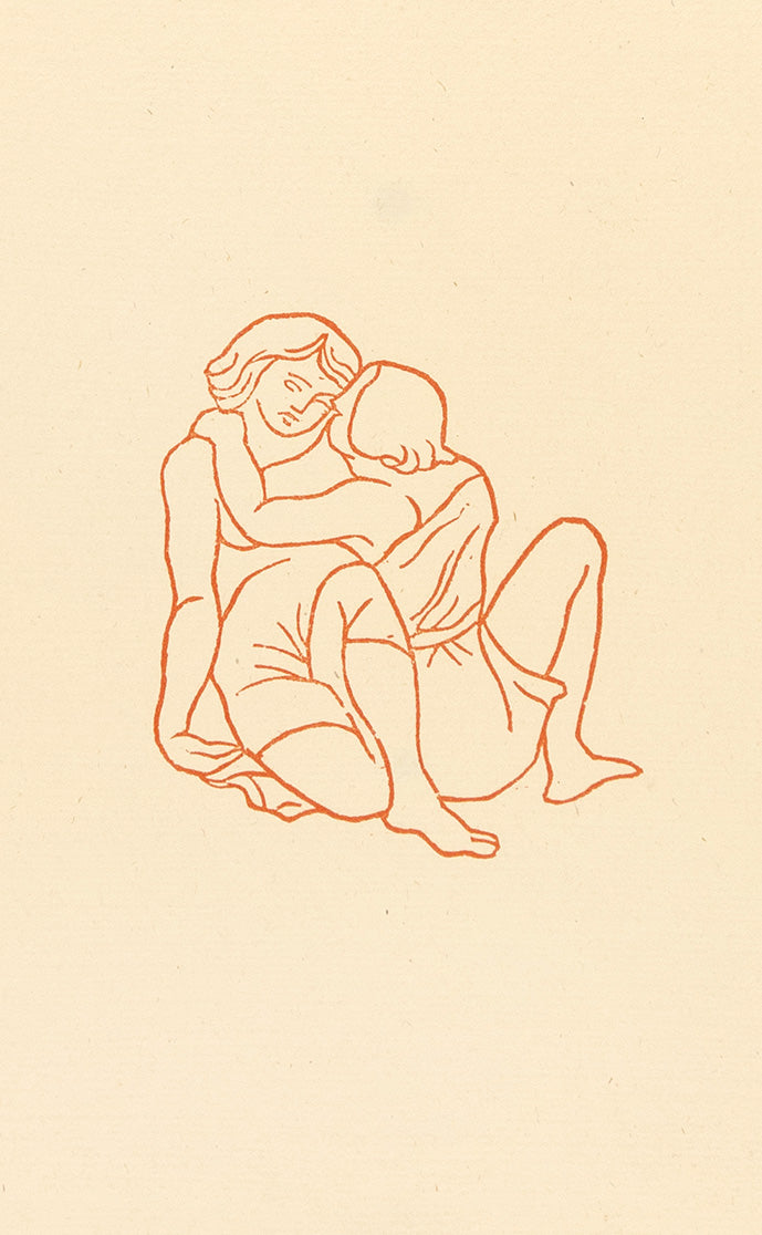 Chloe Embraces Daphne by Aristide Maillol - Davidson Galleries