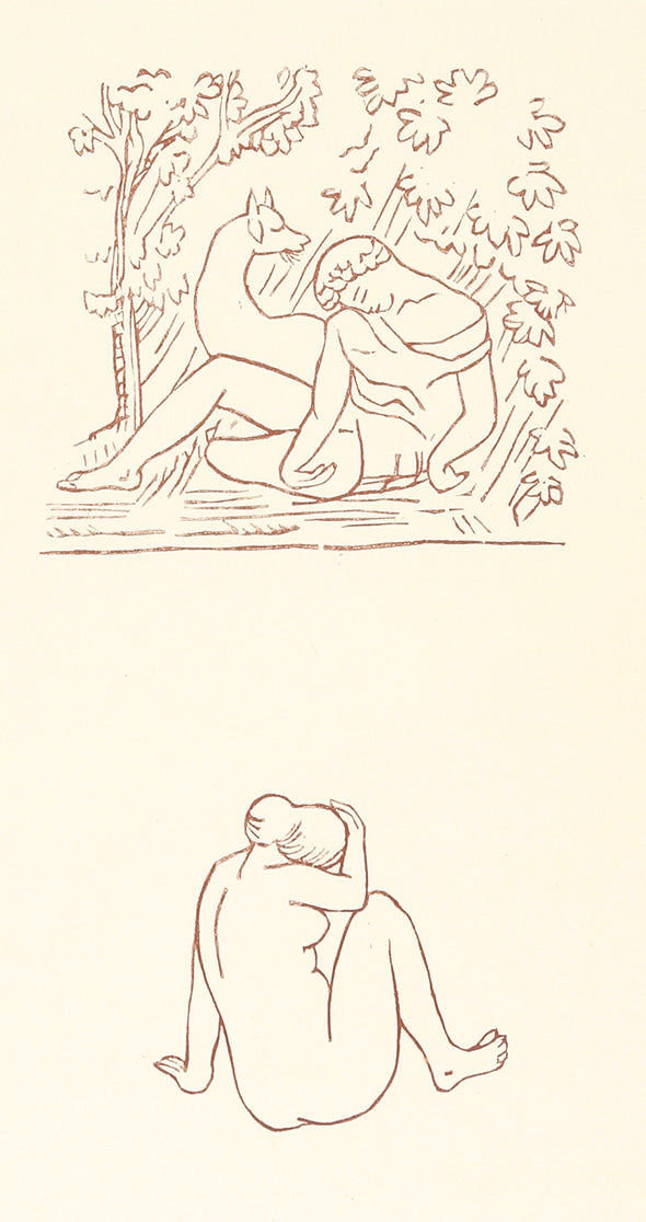 Untitled (Seated Figures) by Aristide Maillol - Davidson Galleries