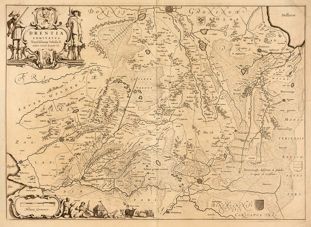 Drentia Comitatus by Maps, Views, and Charts - Davidson Galleries