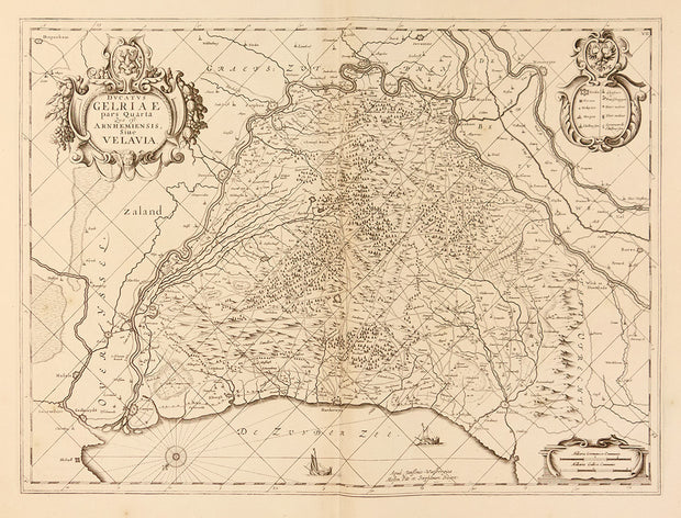 Ducatus Gerliae Pars Quatra Est Arnhemiensis Siue Velavia by Maps, Views, and Charts - Davidson Galleries