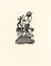 Gold Rush (Portfolio of 25 Wood Engravings) by Barry Moser - Davidson Galleries