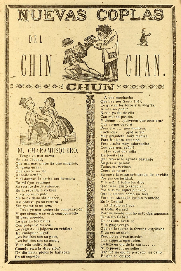 Nuevas Coplas del Chin Chan Chun (New Folk Songs) by José Guadalupe Posada - Davidson Galleries