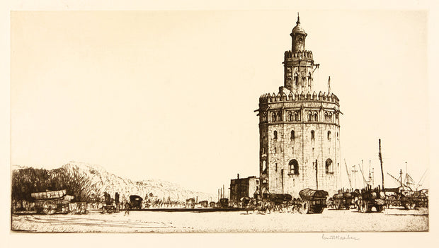 Torre del Oro (Seville) by Louis Conrad Rosenberg - Davidson Galleries