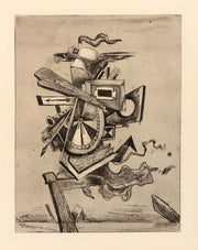 Protubérances Cardiaques Suite (Suite of 15 mixed etchings) by Kurt Seligmann - Davidson Galleries