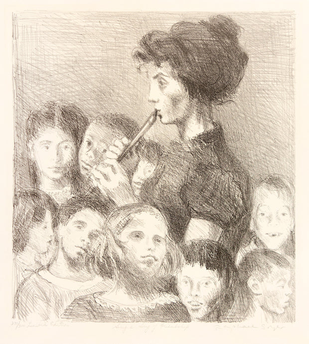 Sing a Song of Friendship by Raphael Soyer - Davidson Galleries