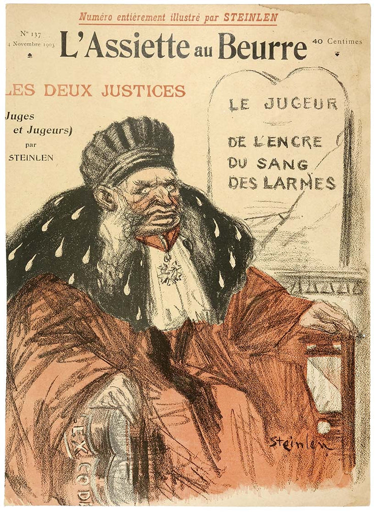 Les Deux Justices (The Two Justices) by Théophile-Alexandre Steinlen - Davidson Galleries