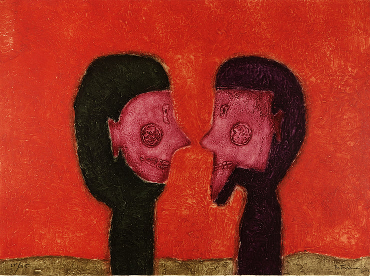 Dos Cabezas (Two Heads) by Rufino Tamayo - Davidson Galleries