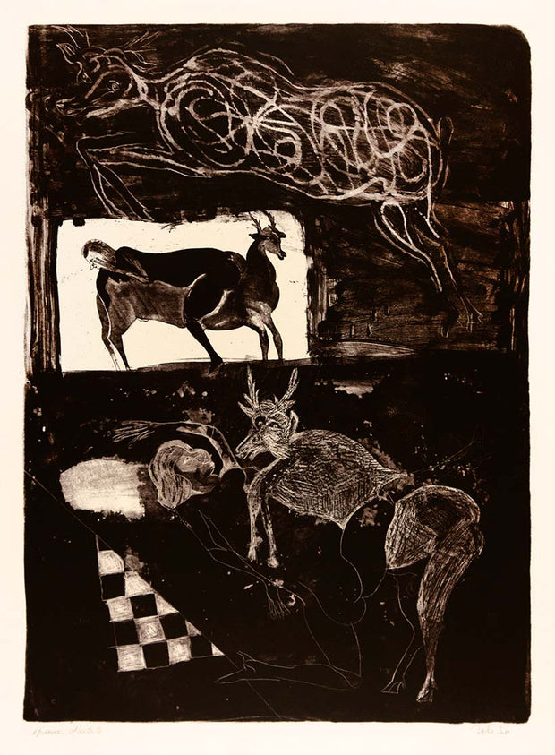 Venado con mujer (Deer with Woman) by Francisco Toledo - Davidson Galleries
