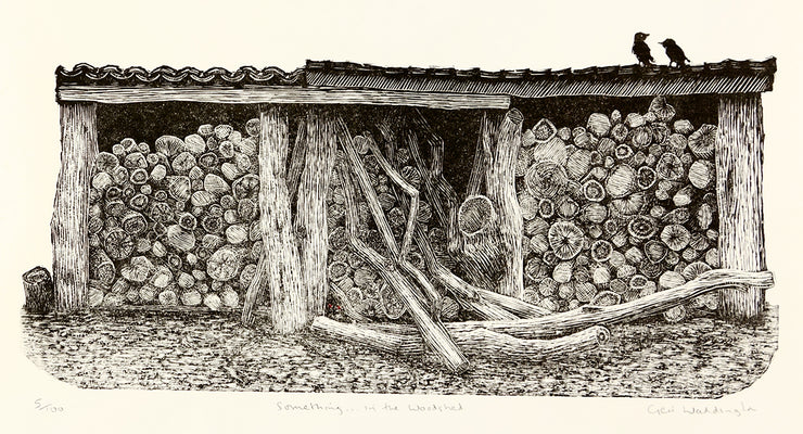 Something in the Woodshed by Geri Waddington - Davidson Galleries