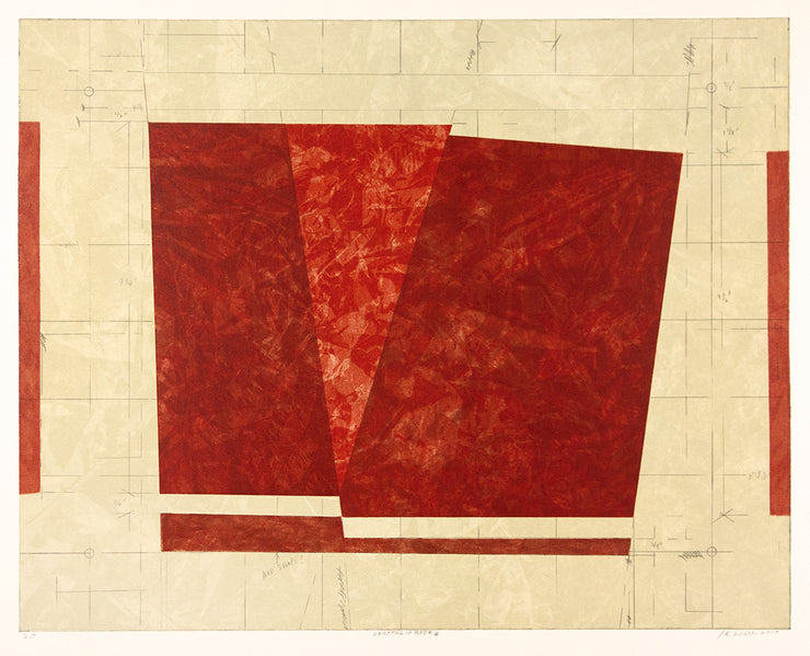 Drafting in Red #3 by John Willis - Davidson Galleries