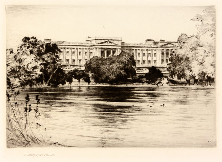 Buckingham Palace from St. James Park by Dorothy Woollard - Davidson Galleries
