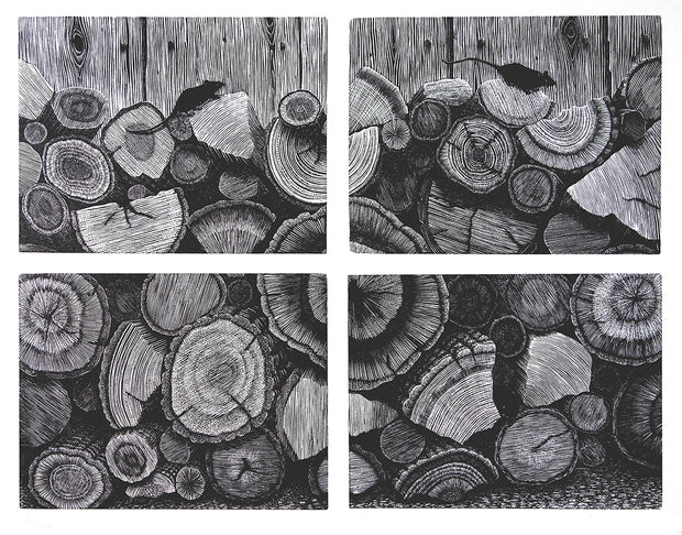 Log Pile by Geri Waddington - Davidson Galleries