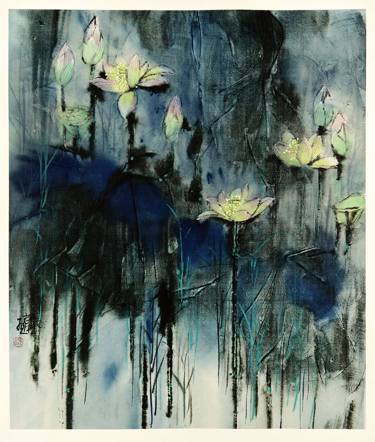 Lotuses by Zhizhong Zhang - Davidson Galleries