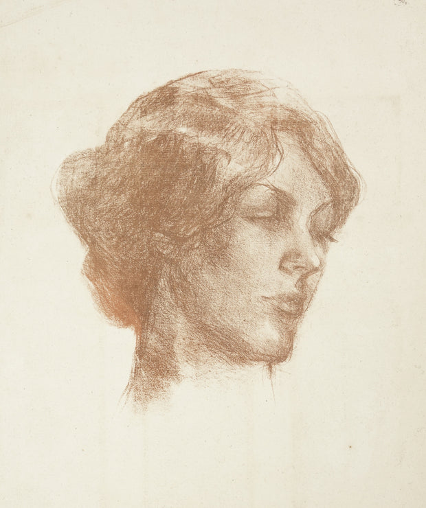 Tête de Femme, Miss Stuart, Rustington (England) by Albert de Belleroche - Davidson Galleries