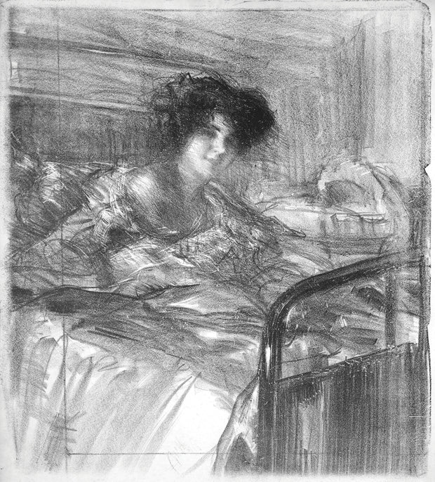 Convalescence, Julie de Belleroche by Albert de Belleroche - Davidson Galleries