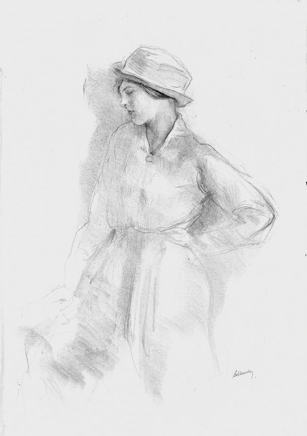 The Sporting Girl, Miss Joan by Albert de Belleroche - Davidson Galleries