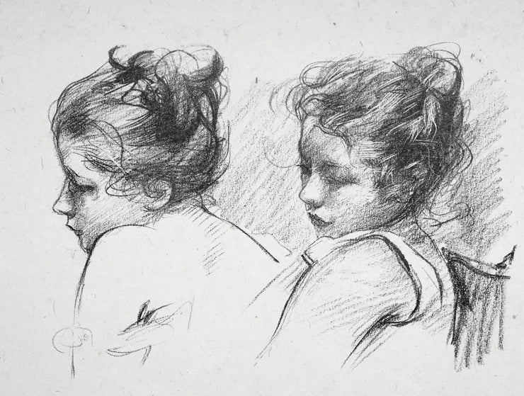 Les Petite Filles (The little girls) by Albert de Belleroche - Davidson Galleries