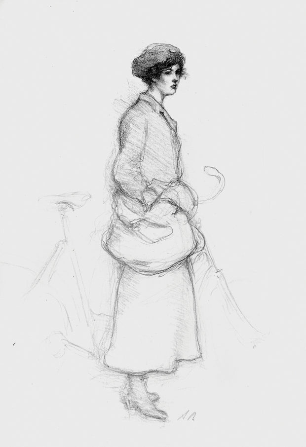 The Postwoman by Albert de Belleroche - Davidson Galleries