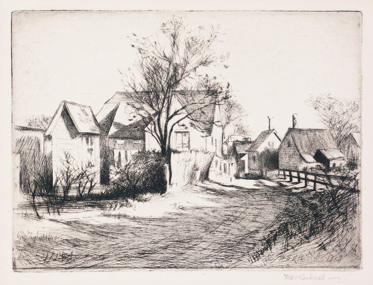 Village Road by William Bicknell - Davidson Galleries