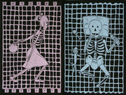 Inside Out (Accordion book of 4 linocuts) by Mare Blocker - Davidson Galleries