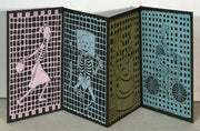 Inside Out (Accordion book of 4 linocuts) by Mare Blocker - Davidson Galleries