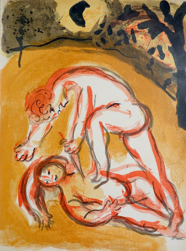 Cain et Abel (Cain and Abel) by Marc Chagall - Davidson Galleries