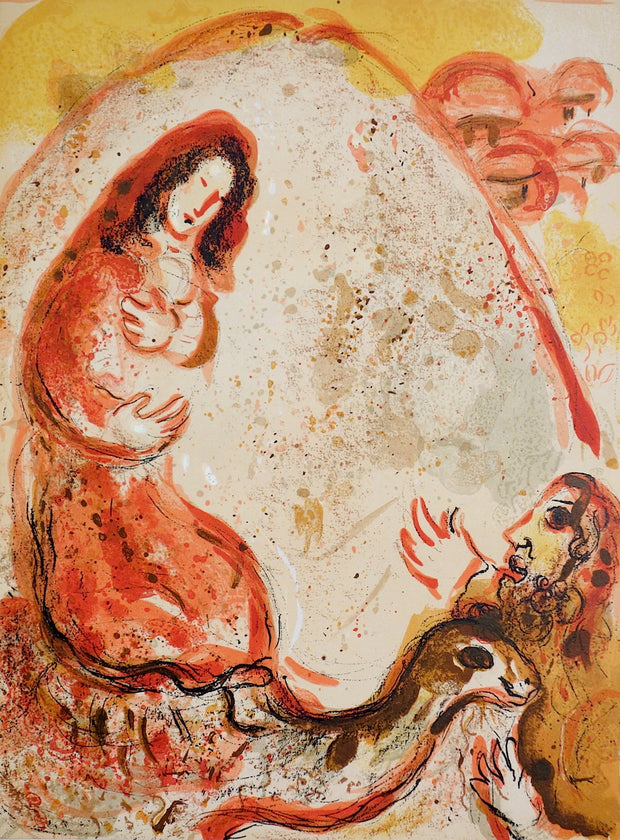 Rachel Dérobe Les Idoles de Son Père (Rachel Steals Her Father's Idols) by Marc Chagall - Davidson Galleries