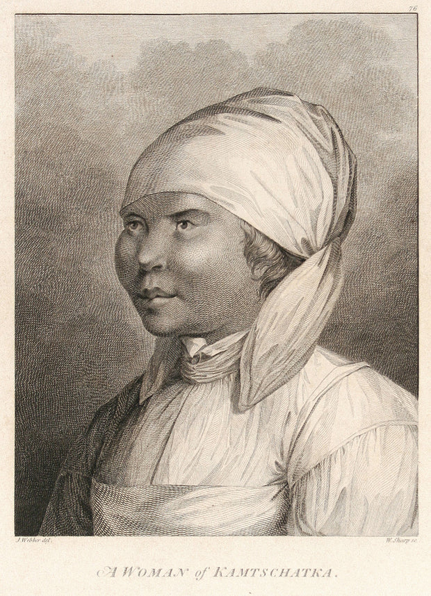 A Woman of Kamtschatka by The Voyages of Captain Cook - Davidson Galleries
