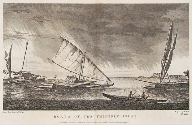Boats of the Friendley Isles by The Voyages of Captain Cook - Davidson Galleries