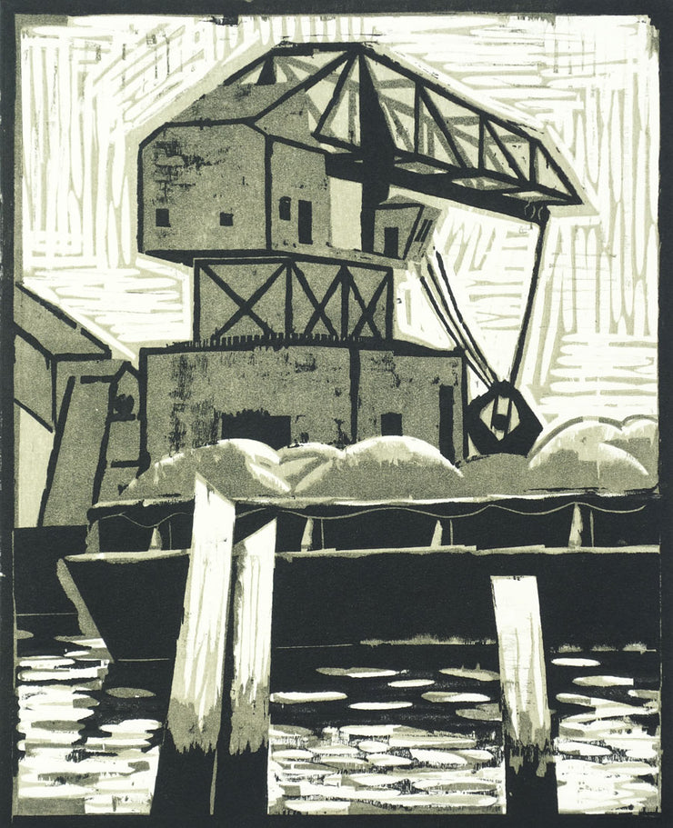 Crane, Cement Plant by Lockwood Dennis - Davidson Galleries