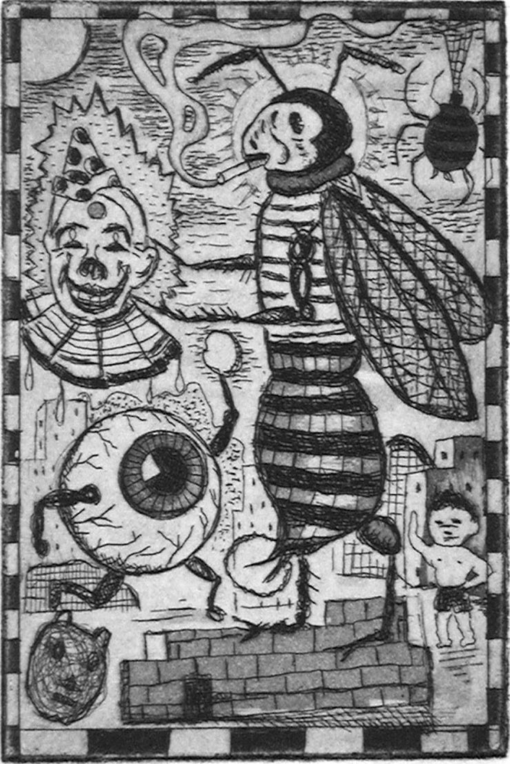 Summer Bug by Tony Fitzpatrick - Davidson Galleries