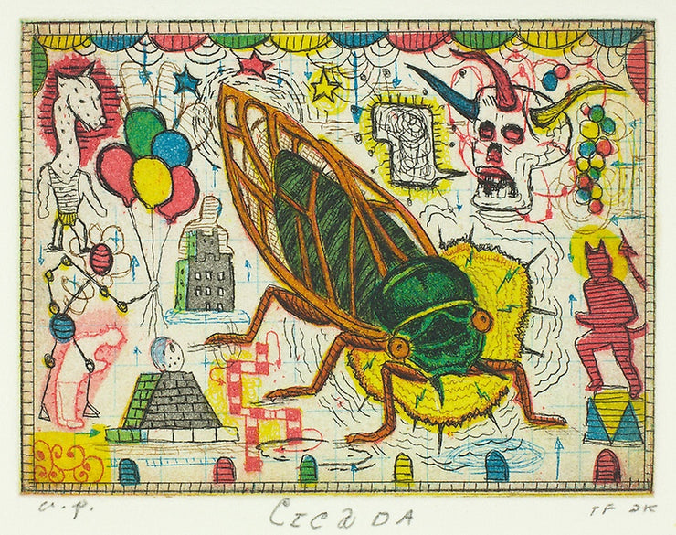 Cicada by Tony Fitzpatrick - Davidson Galleries