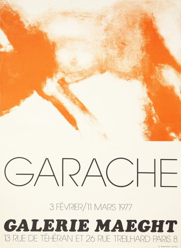 Untitled Exhibition Poster (24 Janvier) by Claude Garache - Davidson Galleries