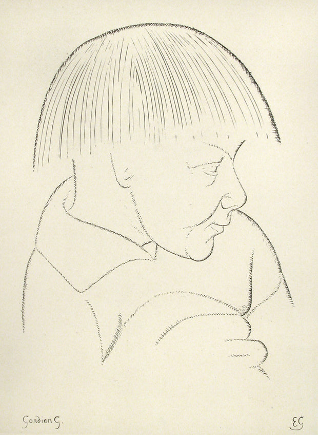 Portrait of Gordion Gill by Eric Gill - Davidson Galleries