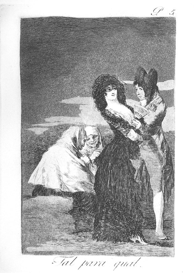 Tal para qual (Two of a Kind) by Francisco Goya - Davidson Galleries