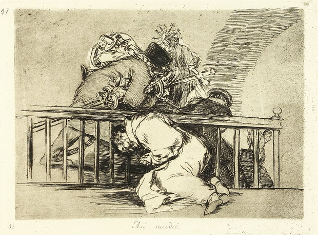 Así Sucedió (This Is How It Happened) by Francisco Goya - Davidson Galleries