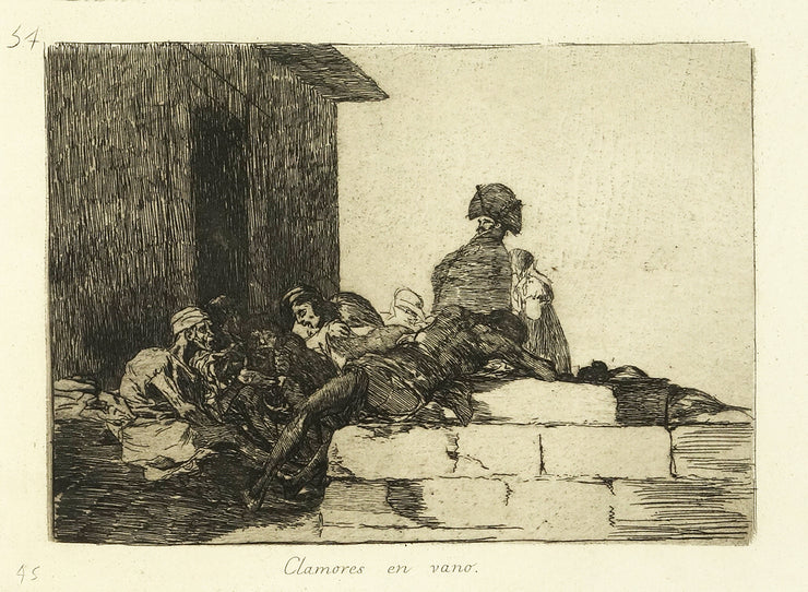 Clamores en vano (Appeals Are In Vain) by Francisco Goya - Davidson Galleries