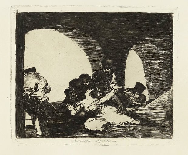 Amarga Presencia (Bitter To Be Present) by Francisco Goya - Davidson Galleries