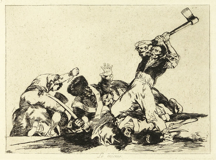 Lo Mismo (The Same) by Francisco Goya - Davidson Galleries